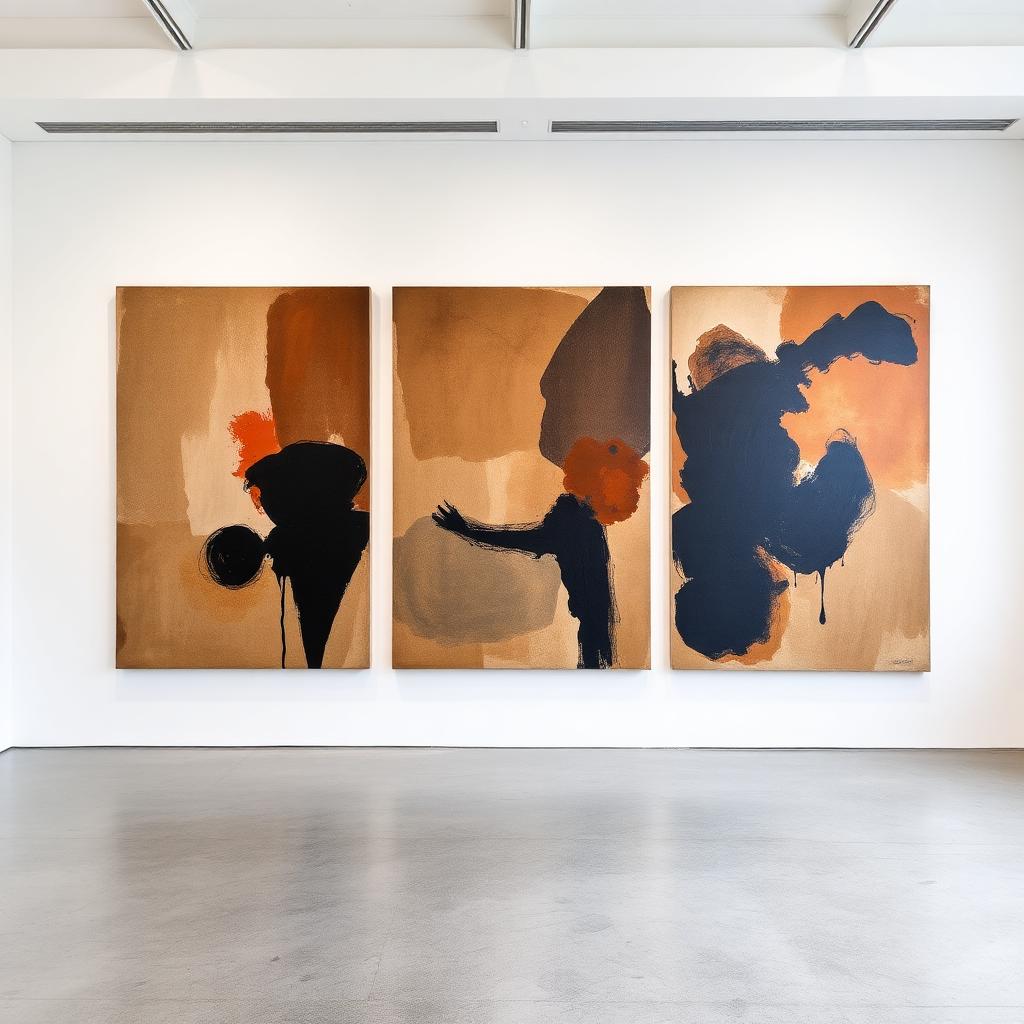Installation view of Daring Deities
